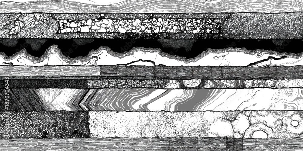 Φωτογραφία Abstract grunge sandstone strata pattern background texture