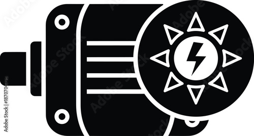 Electric Motor Power Icon
