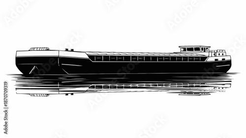 motor boat on the river