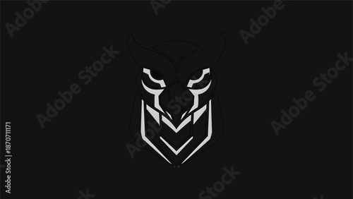 Black Panther emblem design, minimalist and striking, perfect for branding and visual identity.