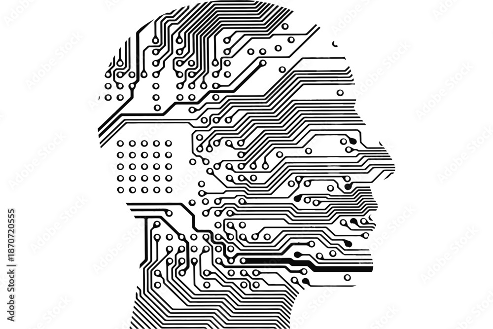 Obraz premium Technology Robot Icon