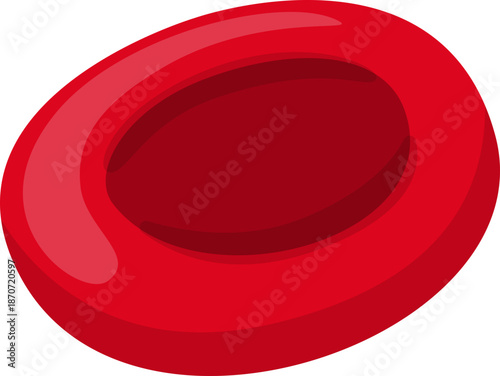 Red Blood Cell Vector Illustration