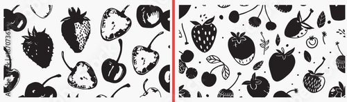 strawberry fruit illustration, berry food drawing, fresh strawberry artwork, organic berry design, hand drawn fruit clipart, sweet strawberry illustration, stock berry artwork

