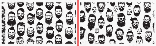 bearded man illustration, male portrait drawing, hipster beard artwork, gentleman face design, hand drawn portrait clipart, masculine man illustration, stock beard artwork

