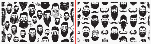 bearded man illustration, male portrait drawing, hipster beard artwork, gentleman face design, hand drawn portrait clipart, masculine man illustration, stock beard artwork

