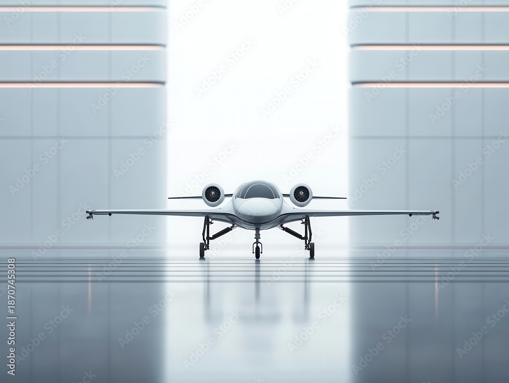 Obraz premium Aerospace labs developing autonomous flight control systems for nextgen planes
