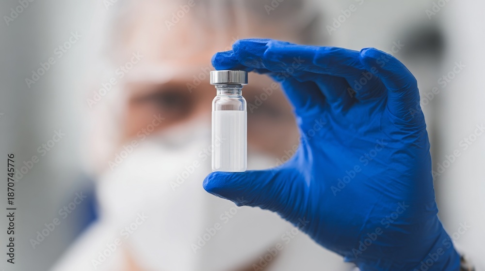 Obraz premium Close Up of Laboratory Research and Chemical Development