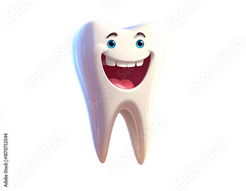 Cartoon tooth is shown with a broken root and a missing crown 