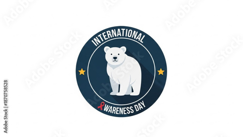Polar Bear International Awareness Day Logo Design
