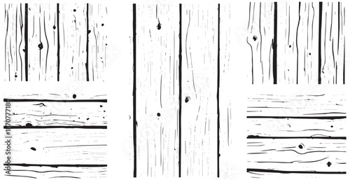 A fascinating abstract study of black and white vertical horizontal lines creating a distinct textured visual