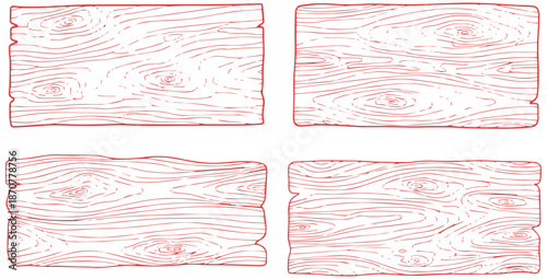 Collection of grunge distressed rectangular borders featuring rustic aged rubber stamp texture for design