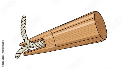 A colorful collection of thread spools on a wooden sewing rack.