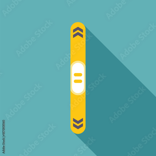 Pregnancy test showing a positive result with two lines, representing new life and family planning