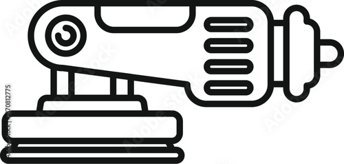 Orbital sander illustrating a power tool used in various carpentry and renovation projects