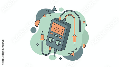 Digital Multimeter Essential Tool for Electrical Circuit Testing and Measurement.