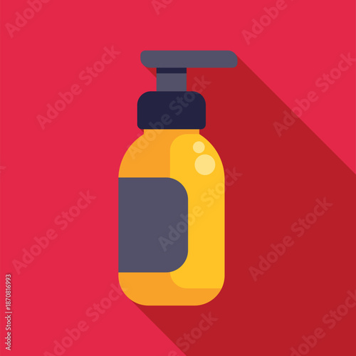 Liquid soap dispenser bottle presenting personal hygiene, cleansing, and beauty products