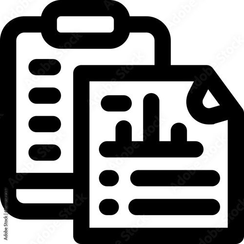 report line icon. Clean and minimalist vector icon for websites, mobile apps, presentations, and logos. Fully scalable and customizable for any project.