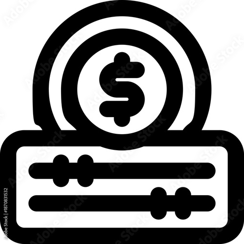 control line icon. Clean and minimalist vector icon for websites, mobile apps, presentations, and logos. Fully scalable and customizable for any project.