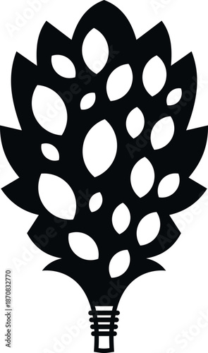 Birch venik icon symbolising traditional banya sauna treatments on a white background