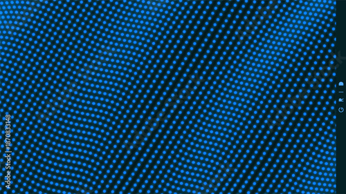 Abstract background. Wavy texture. Cyberspace grid. Network illustration with particle. Vector for banner, flyer, cover, poster or brochure.