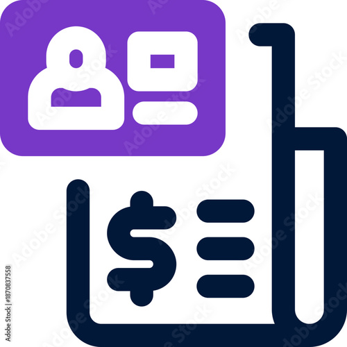 collateral duotone icon. Sleek and modern vector icon for websites, mobile apps, marketing materials, and corporate design. Fully scalable and ready to use.