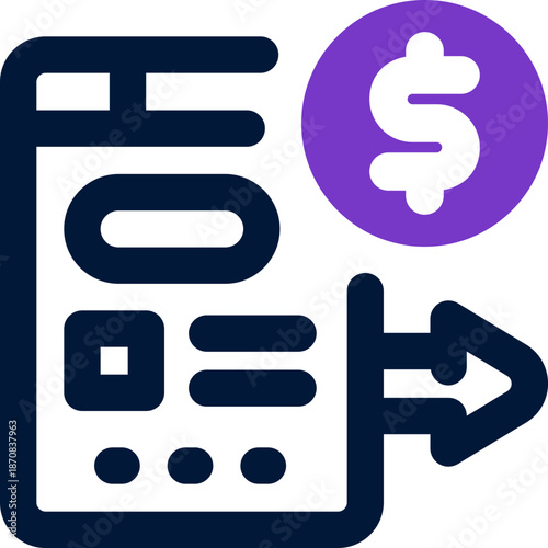 fund duotone icon. Sleek and modern vector icon for websites, mobile apps, marketing materials, and corporate design. Fully scalable and ready to use.