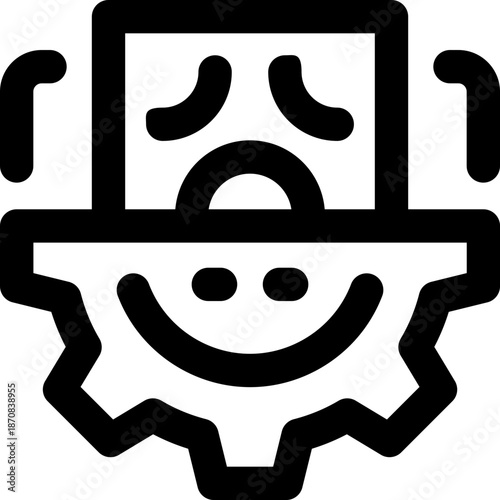 project line icon. Clean and minimalist vector icon for websites, mobile apps, presentations, and logos. Fully scalable and customizable for any project.