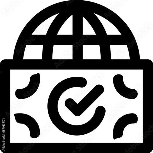 global line icon. Clean and minimalist vector icon for websites, mobile apps, presentations, and logos. Fully scalable and customizable for any project.