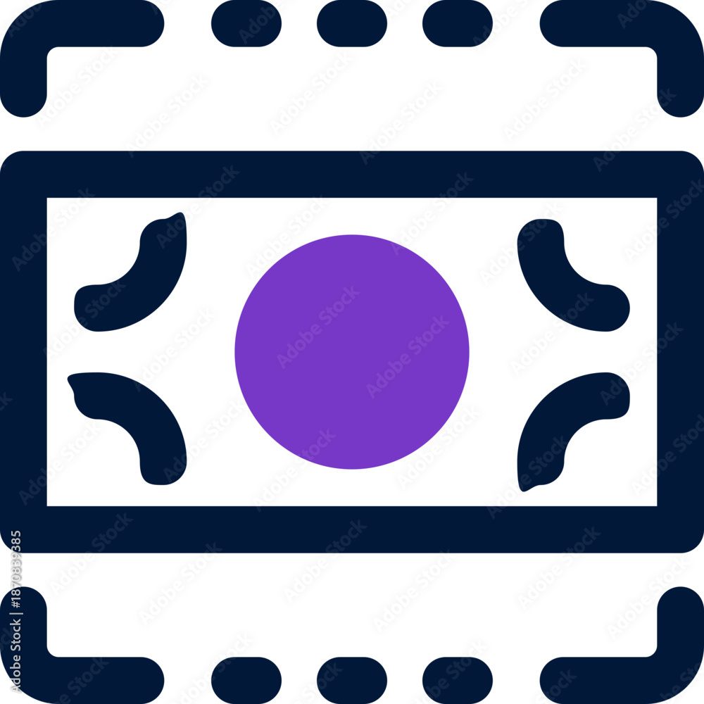 Obraz premium target duotone icon. Sleek and modern vector icon for websites, mobile apps, marketing materials, and corporate design. Fully scalable and ready to use.