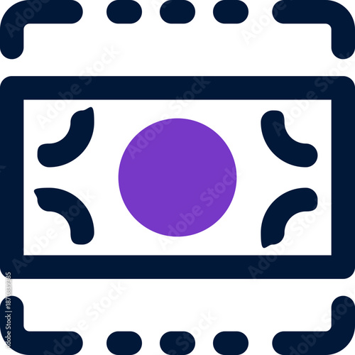 target duotone icon. Sleek and modern vector icon for websites, mobile apps, marketing materials, and corporate design. Fully scalable and ready to use.