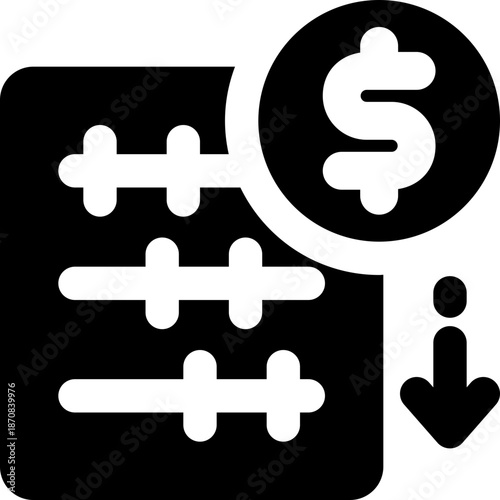 control glyph icon. Strong and solid vector icon for websites, mobile interfaces, presentations, and visual branding. High quality and easy to edit.