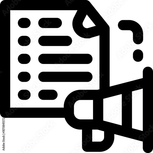 file line icon. Clean and minimalist vector icon for websites, mobile apps, presentations, and logos. Fully scalable and customizable for any project.