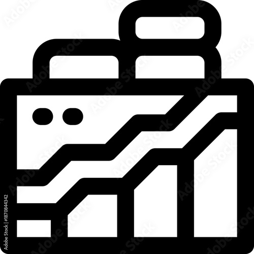 graphic line icon. Clean and minimalist vector icon for websites, mobile apps, presentations, and logos. Fully scalable and customizable for any project.