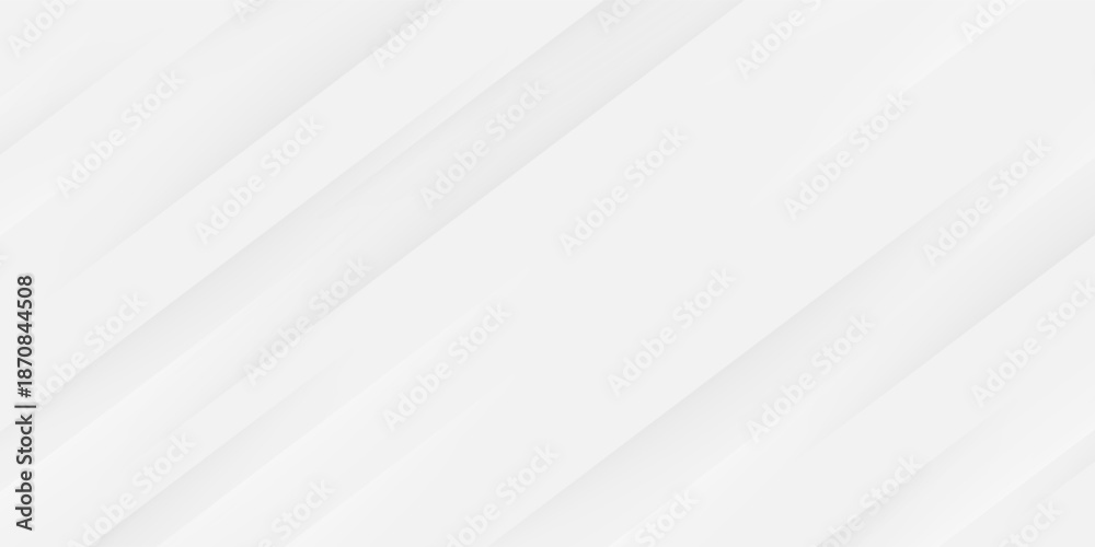 Fototapeta premium 3D white geometric abstract background overlap layer on bright space with rounded rhomb effect decoration. eps 10