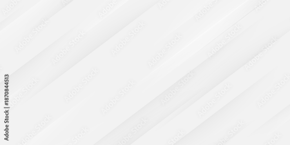 Fototapeta premium 3D white geometric abstract background overlap layer on bright space with rounded rhomb effect decoration. eps 10