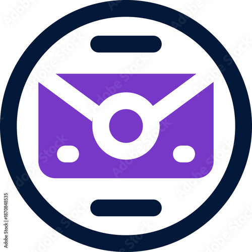 mail duotone icon. Sleek and modern vector icon for websites, mobile apps, marketing materials, and corporate design. Fully scalable and ready to use.