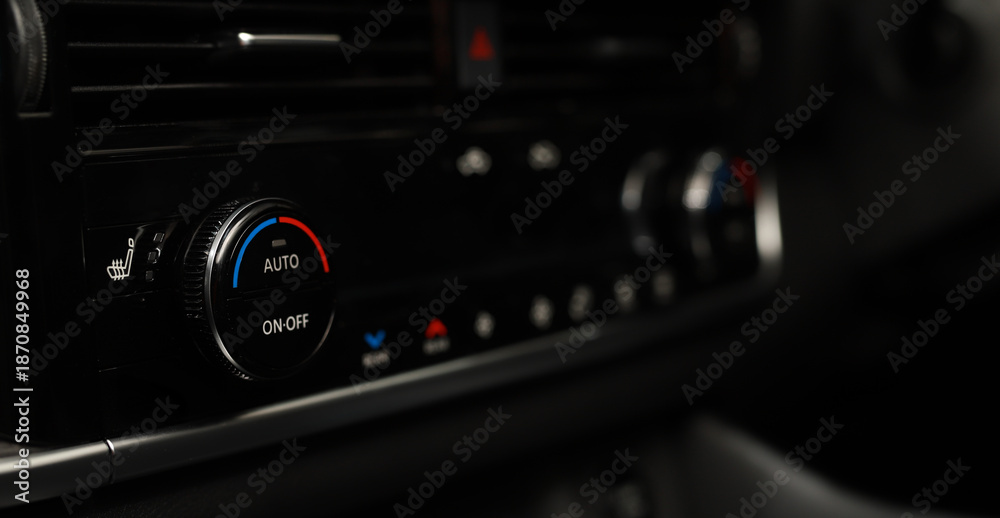 Fototapeta premium Car cooling system Car air conditioning inspection