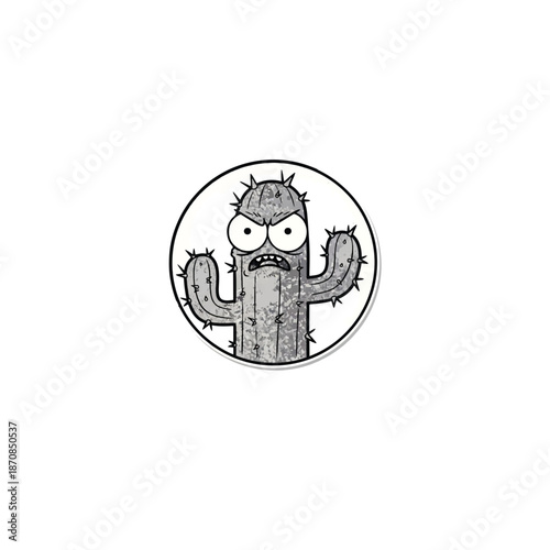 Angry Cactus Icon