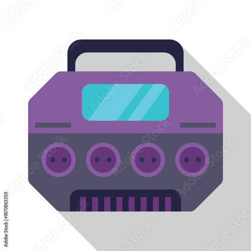 Portable power station offering multiple outlets for charging electronic devices
