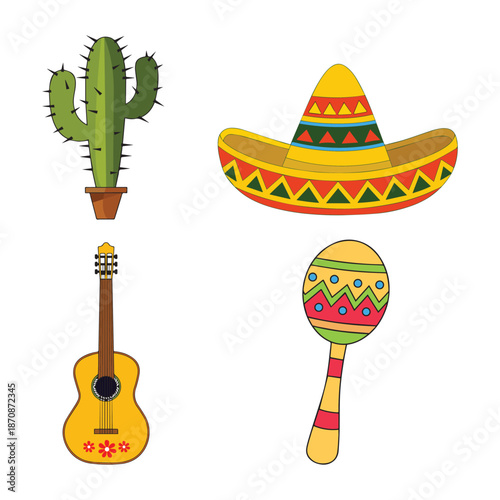 Mexican constitution day post design and banner template