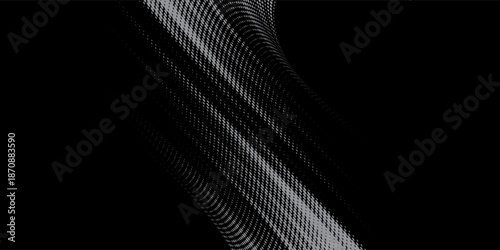 grey black brush wrap car sticker pattern abstract banner sporty lines black orange color combination grunge brush pattern design, Vector Illustration.