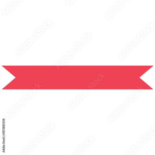 Free Download Illustration of a red ribbon banner design - GFXLoad