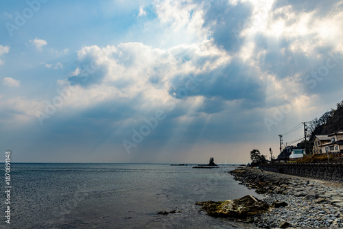 Scenery of Amaharashi Coast, Toyama Prefecture
