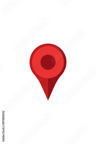 red map pin