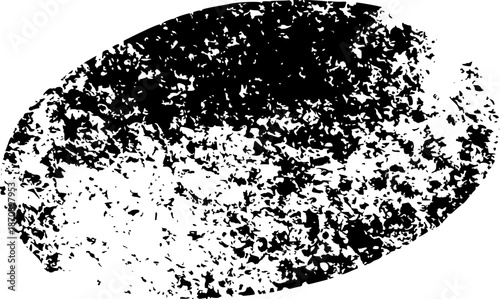 Charcoal Hand Drawn Oval