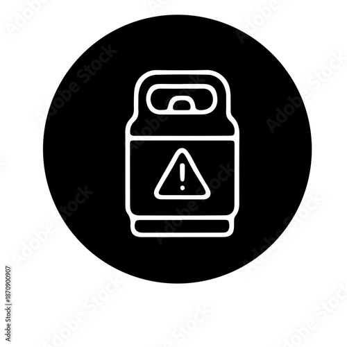 gas container,Butane, Gas bottle, Energy icon vector design 