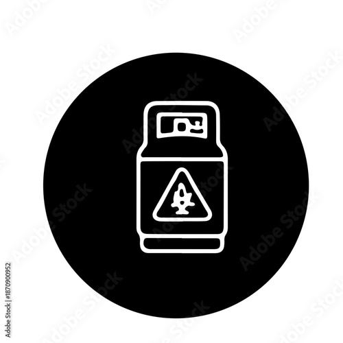 gas container,Butane, Gas bottle, Energy icon vector design 