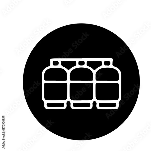 gas container,Butane, Gas bottle, Energy icon vector design 