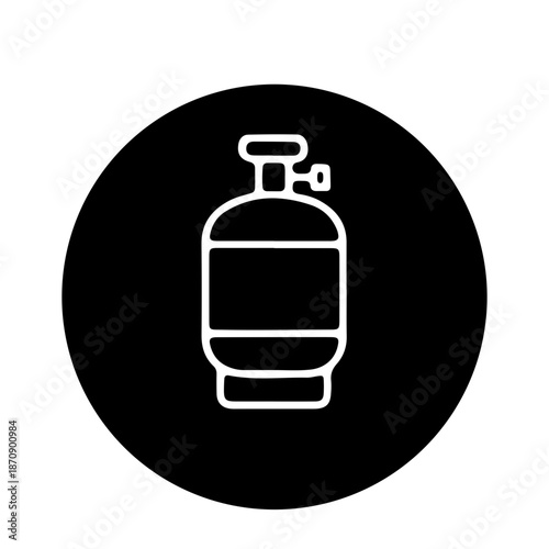 gas container,Butane, Gas bottle, Energy icon vector design 