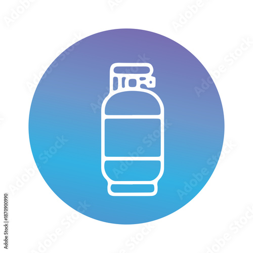gas container,Butane, Gas bottle, Energy icon vector design 